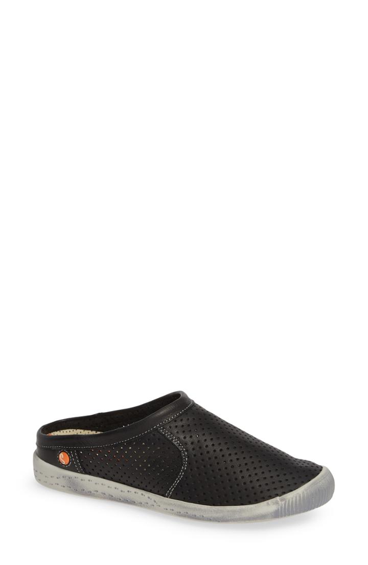 Women's Softinos By Fly London Ima Sneaker Mule -8.5us / 39eu - Black