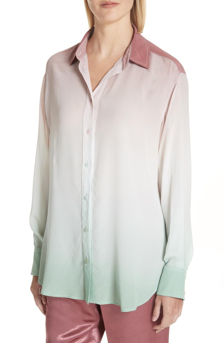 Women's Sies Marjan Degrade Silk Shirt