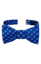 Men's Ted Baker London Circles Silk Bow Tie, Size - Blue