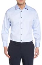Men's Nordstrom Men's Shop Traditional Fit Non-iron Dress Shirt 32/33 - Blue