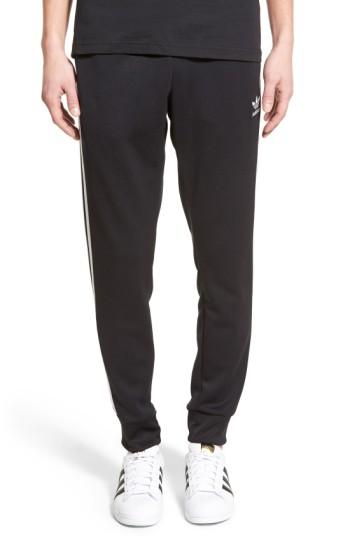 Men's Adidas Originals 'superstar' Track Pants, Size - Black