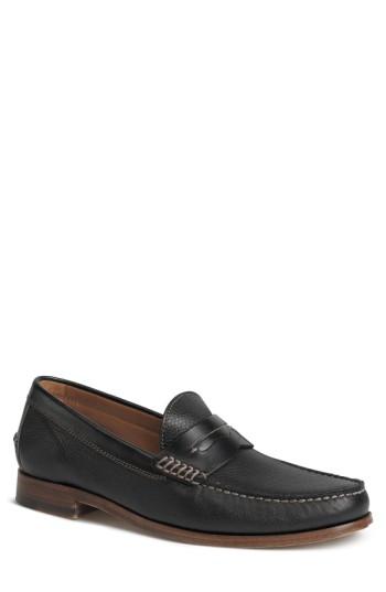 Men's Trask 'sadler' Penny Loafer .5 M - Black