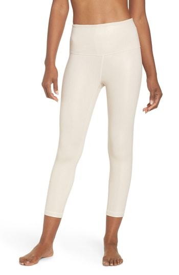 Women's Zella Pure High Waist Crop Leggings - Beige