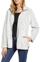 Women's Dylan Frosty Faux Shearling Stadium Jacket - Grey