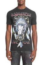 Men's Dsquared2 Live Tour Graphic T-shirt