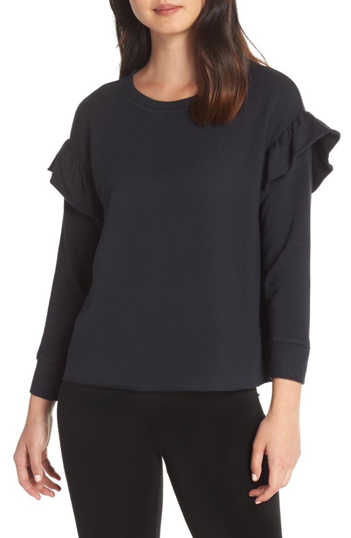 Women's R13 Distorted Sweatshirt - Black