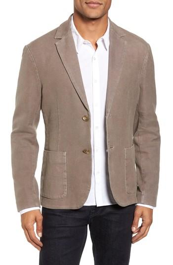 Men's James Perse Basket Weave Blazer (xs) - Grey