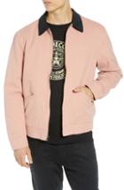Men's Obey Dillinger Denim Trucker Jacket, Size - Pink
