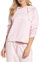 Women's Brunette The Label Middle Sister - Blonde Hoodie /small - Pink