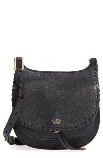 Vince Camuto Small Lidia Leather Crossbody Bag - Blue