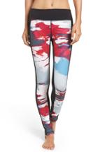 Women's Zella 'live In - Bold Blocked' Slim Fit Leggings, Size - Red