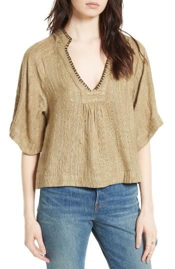 Women's Free People Get Over It Top - Green