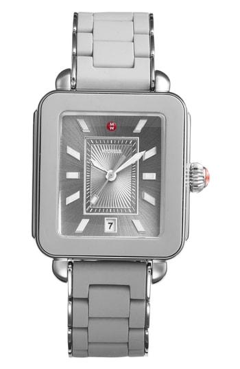 Women's Michele Deco Sport Bracelet Watch, 34mm X 36mm
