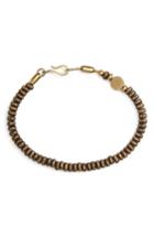 Men's Caputo & Co. Rondelle Brass Bead Bracelet