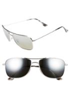 Men's Ray-ban 59mm Chromance Aviator Sunglasses - Shiny Silver/grey Mirror