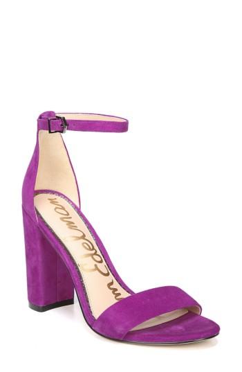 Women's Sam Edelman Yaro Ankle Strap Sandal M - Purple