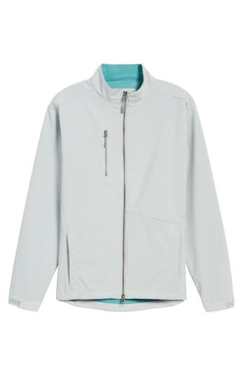 Men's Peter Millar Anchorage 3-layer Soft Shell Jacket, Size - Grey