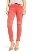 Women's True Religion Brand Jeans Runway Crop Denim Leggings - Red