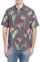 Men's Kahala Bold Birds Regular Fit Sport Shirt - Black