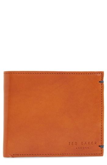 Men's Ted Baker London Vivid Leather Wallet - Brown