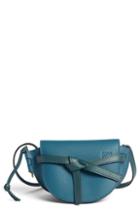 Loewe Mini Leather Crossbody Bag - Blue