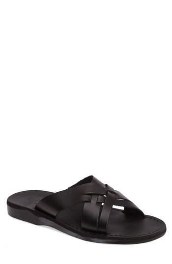 Men's Jerusalem Sandals Jesse Slide Sandal -13.5us / 46eu - Black