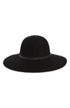 Women's Halogen Refined Wide Brim Wool Floppy Hat -