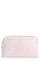 Ted Baker London Zandra - Rose Quartz Cosmetics Bag, Size - Nude Pink