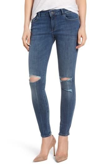 Women's Dl1961 Emma Ripped Power Legging Jeans - Blue
