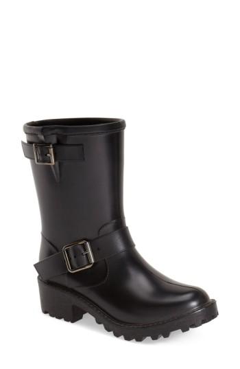 Women's Dav Waterproof Moto Boot M - Black