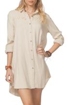 Women's Ri Curl Lizzie Shirtdress - Ivory