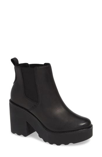 Women's Steve Madden Gretta Platform Bootie M - Black