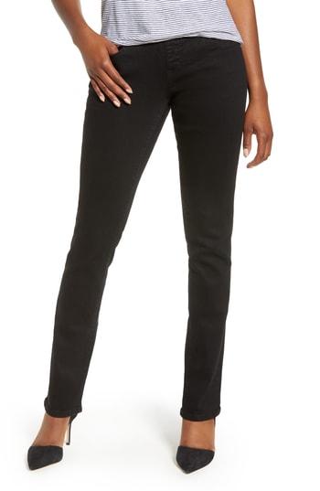 Women's Jag Jeans Peri Pull-on Stretch Straight Leg Jeans - Black
