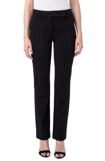 Women's Liverpool Ingrid Extended Tab Trousers - Black