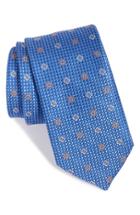 Men's John W. Nordstrom Geometric Silk Tie, Size - Blue