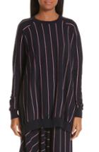 Women's Stella Mccartney Stripe Asymmetrical Sweater
