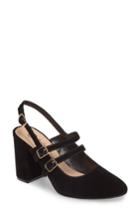 Women's Bella Vita Nessa Slingback Mary Jane Pump .5 M - Black