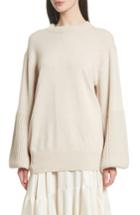 Women's Elizabeth And James Aida Wool & Cashmere Blend Sweater - Beige