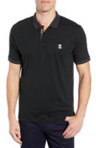 Men's Robert Graham Easton Classic Fit Skull Applique Polo - Black