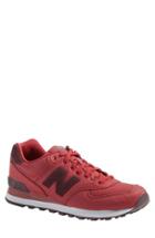 Men's New Balance 574 Sneaker D - Red