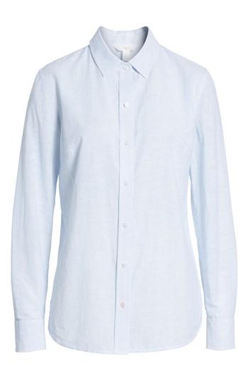 Women's 1901 Button Up Stripe Shirt - White