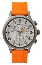 Men's Timex Allied Chronograph Silicone Strap Watch, 42mm