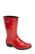 Women's Ugg 'sienna' Rain Boot M - Red