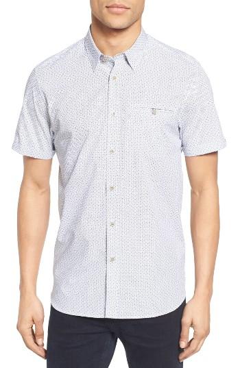 Men's Ted Baker London Rinalin Extra Trim Fit Print Sport Shirt