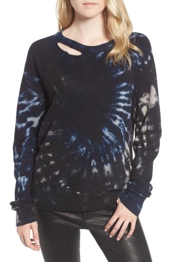 Women's N:philanthropy Nic Distressed Sweatshirt - Black