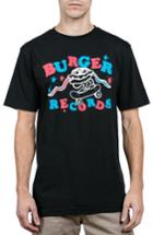 Men's Volcom X Burger Records T-shirt, Size - Black