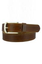 Men's Remo Tulliani Sixx 2 Horween Leather Belt - Brown