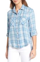 Women's Billy T High/low Plaid Shirt