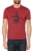 Men's Original Penguin Amped Pete Graphic T-shirt - Red