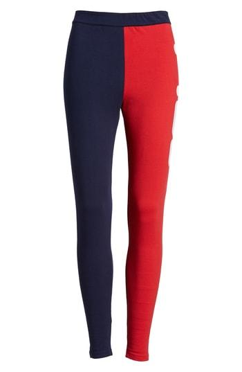 Women's Fila Vita Bicolor Leggings - Blue